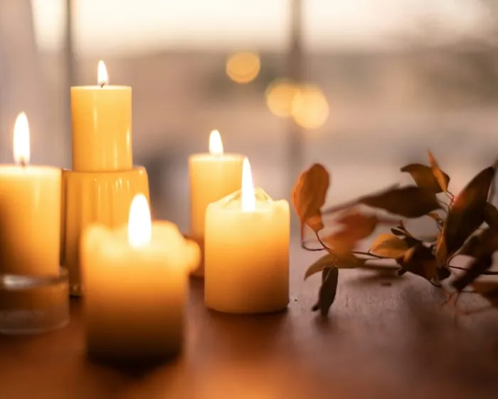 Warm candlelight